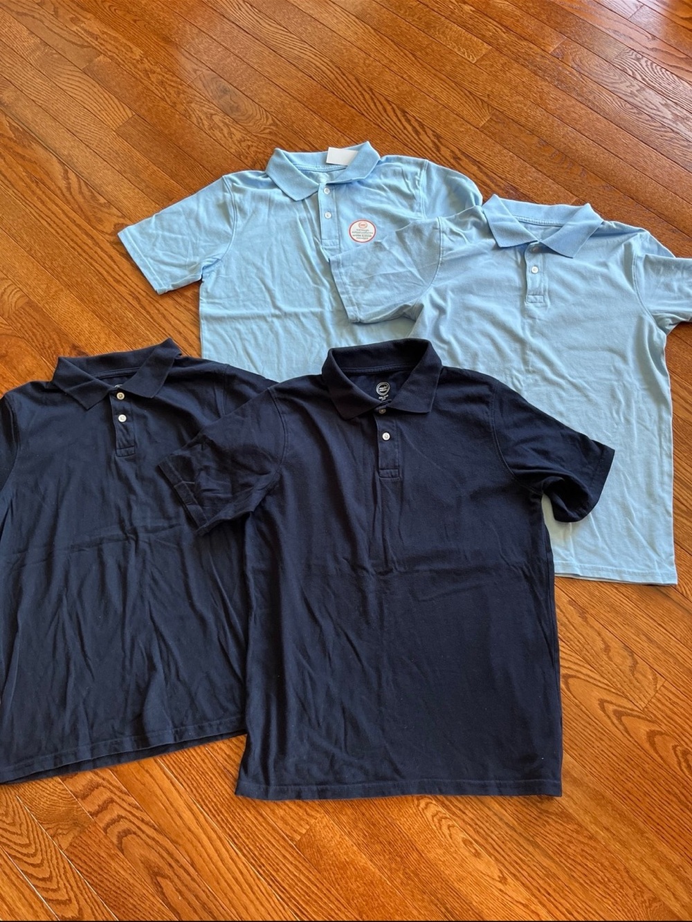 Boys size 18 short sleeve polo shirts